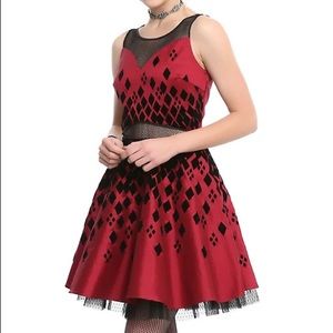 NWT XS DC Comics Harley Quinn Prom Dress